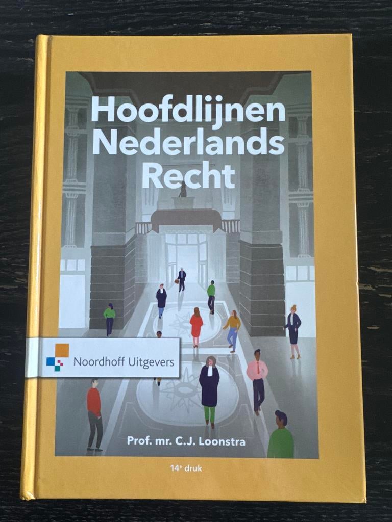 Hoofdlijnen Nederlands Recht - 14e druk, Ophalen of Verzenden, Gamma, Zo goed als nieuw, HBO