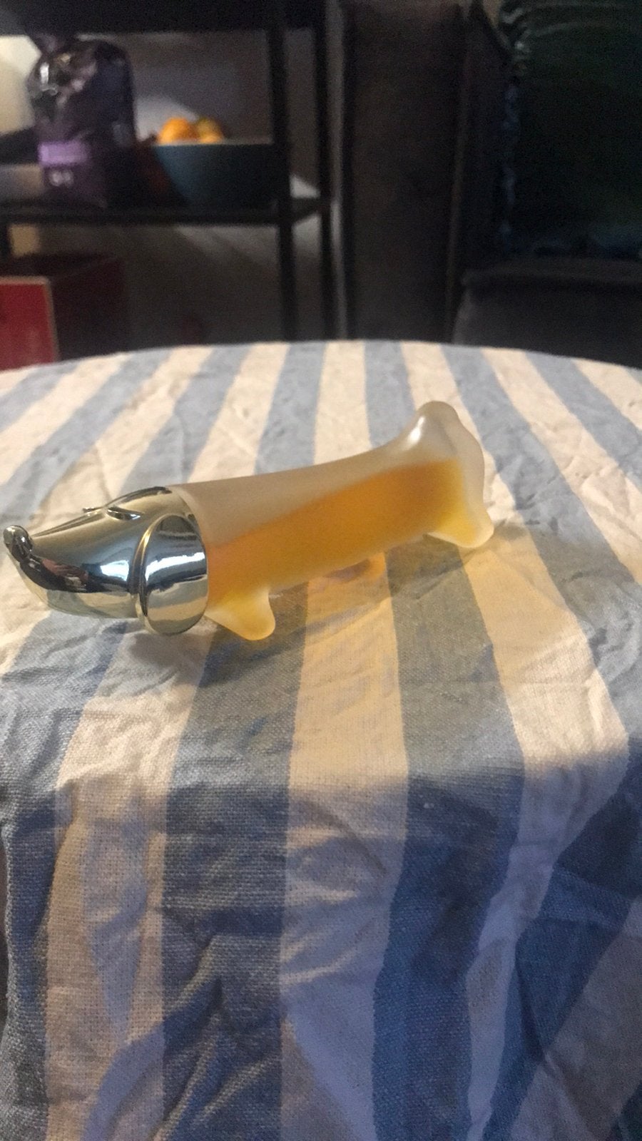 Avon parfum fles teckel, Verzamelen, Ophalen of Verzenden, Zo goed als nieuw