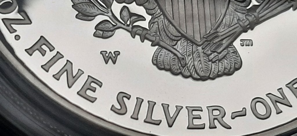 1 oz 2003-W American Silver Eagle Box & COA Zilver 999, Postzegels en Munten, Edelmetalen en Baren, Ophalen of Verzenden, Zilver