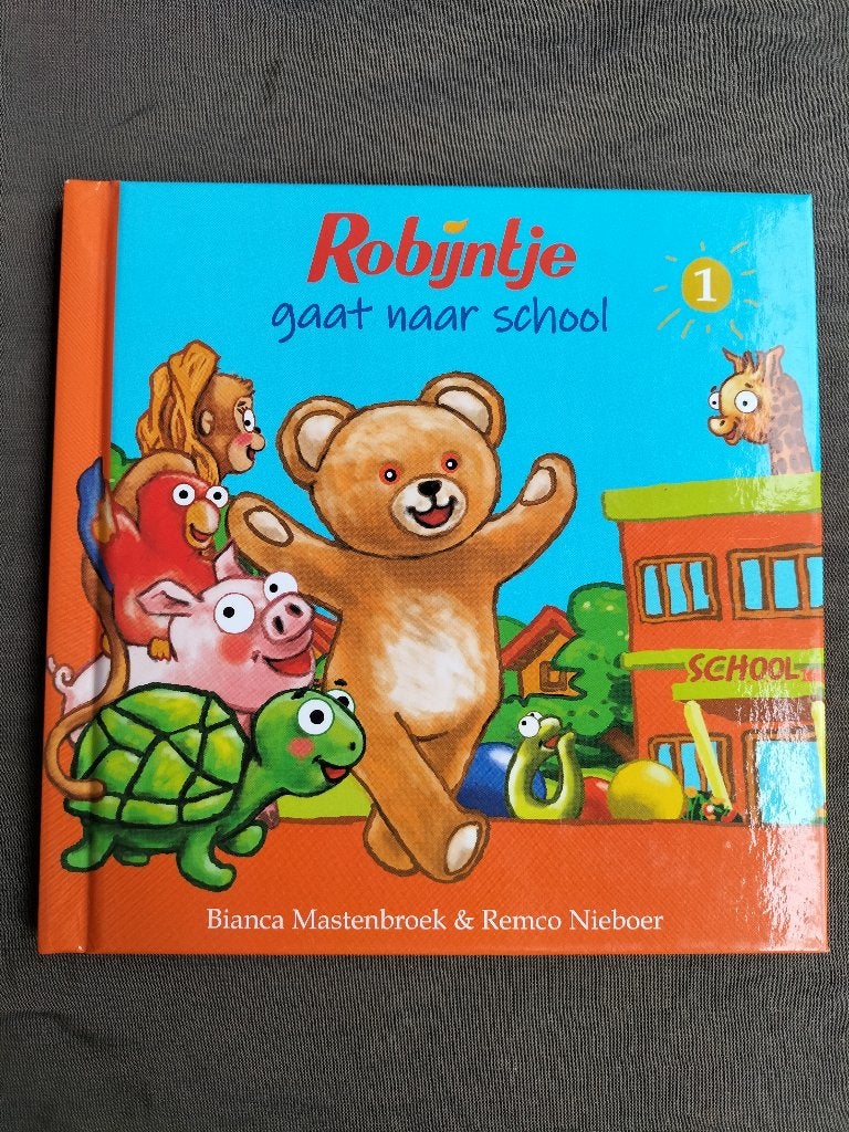 Robijntje gaat naar school / Robijntje reeks deel 1, Boeken, Ophalen of Verzenden, Zo goed als nieuw, Bianca Mastenbroek, 3 tot 4 jaar