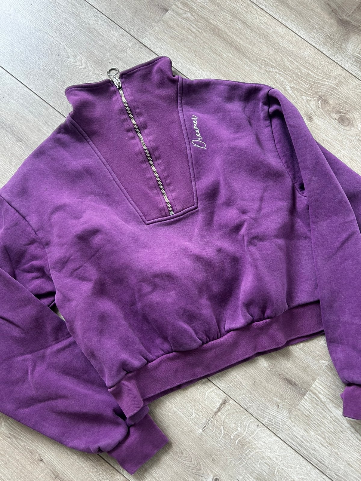 Revelation trui crop xs paars sport kort model sweater, Ophalen of Verzenden, Zo goed als nieuw, Maat 34 (XS) of kleiner, Paars