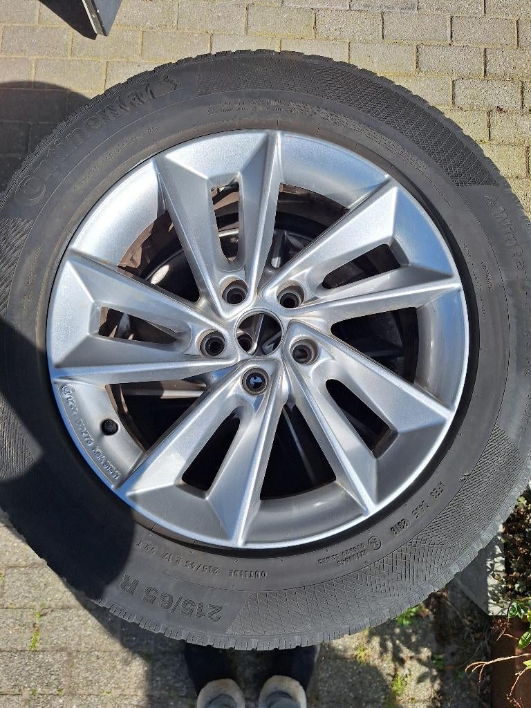 winterbanden op velg voor Skoda Kodiaq, Ophalen, Banden en Velgen, 17 inch, Winterbanden