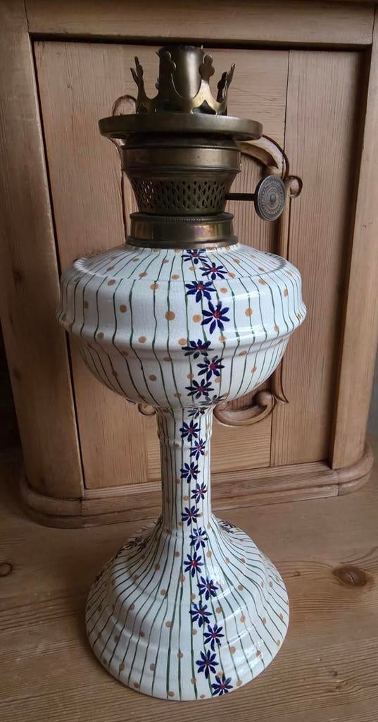 Olielamp Société Céramique Maestricht, Ophalen of Verzenden