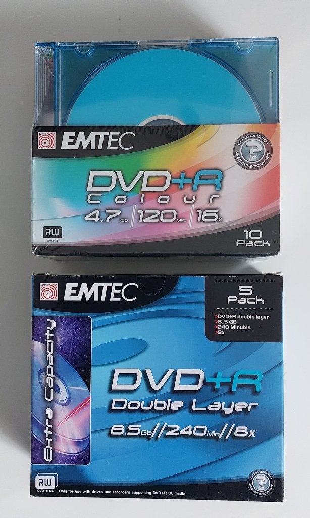 EMTEC DVD+R (4,7 GB en 8,5 GB), Verzenden, Nieuw, Dvd, EMTEC