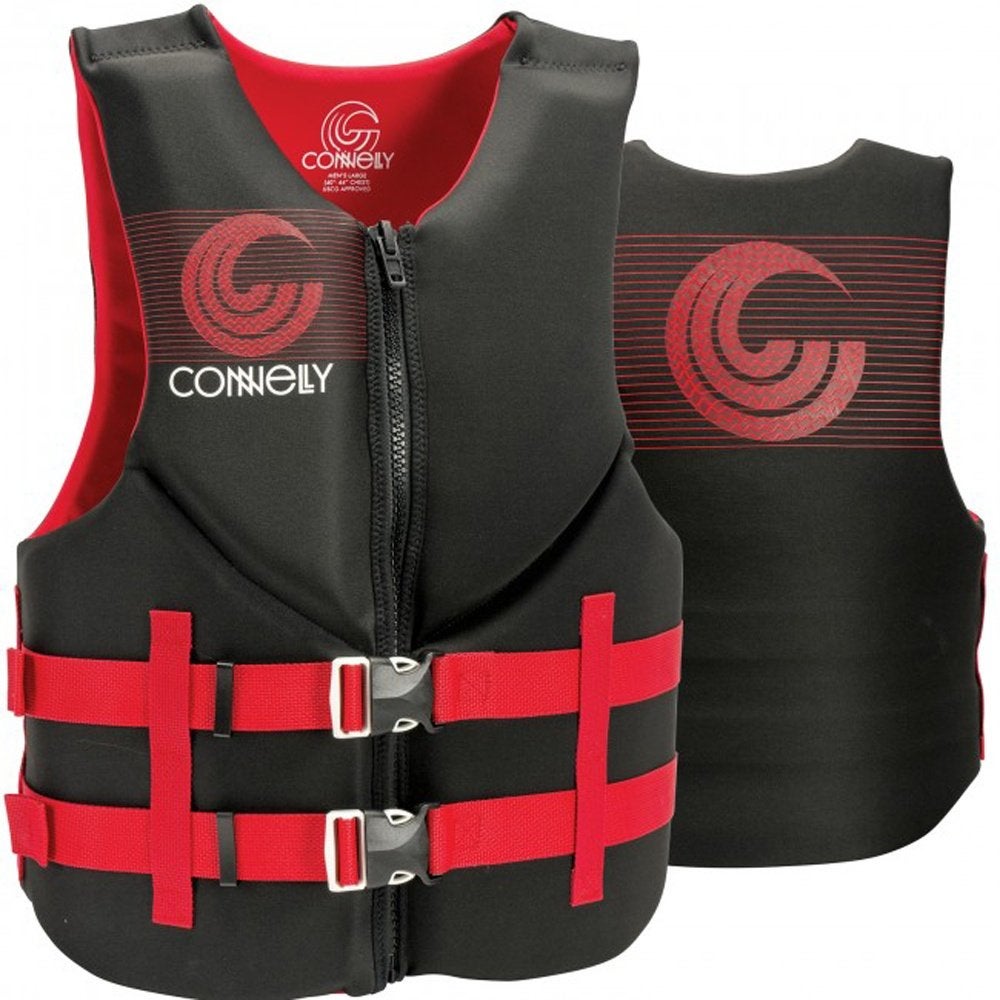 Connelly segmented neopreen rood CE zwemvest neopreen vest, Ophalen of Verzenden, Nieuw, Dame of Heer, Reddingsvest of Zwemvest