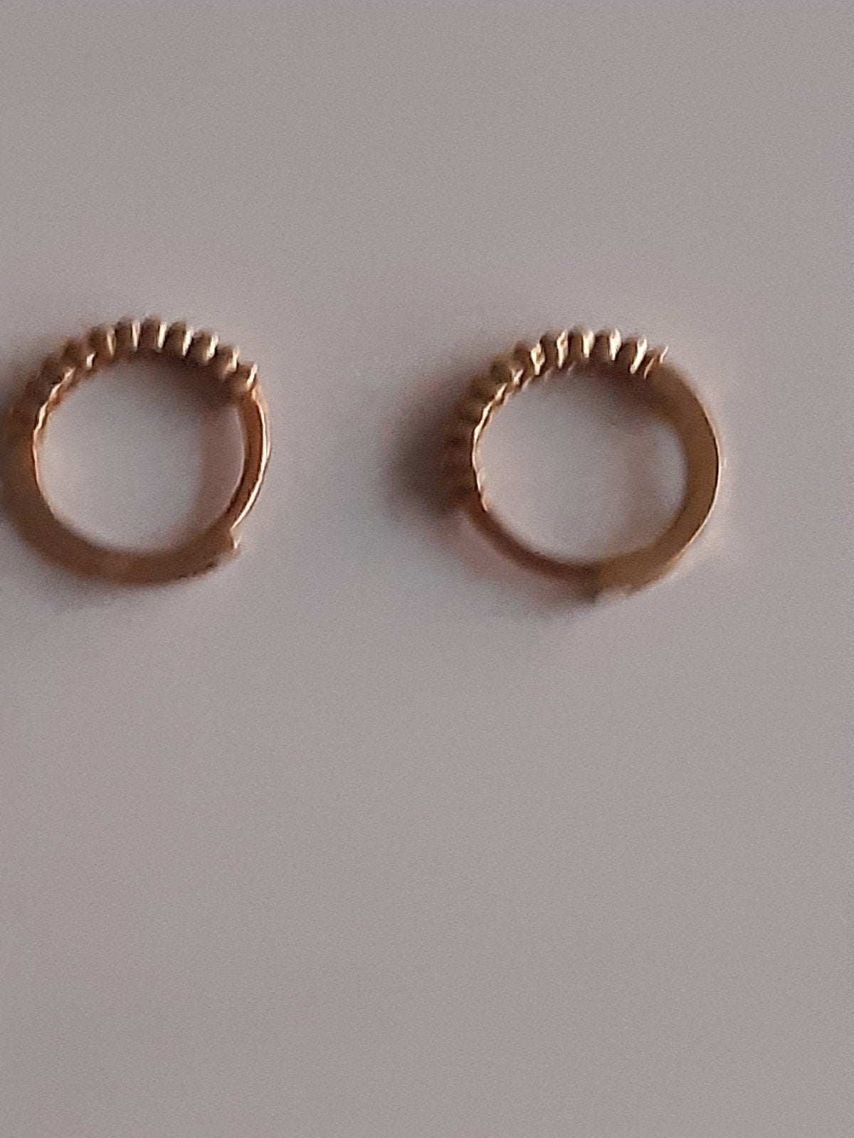 Oorbellen  creolen  schaniersluiting 13 mm gouden 14 karaat, Nieuw, Ophalen of Verzenden, Kleiner dan 17, Dame