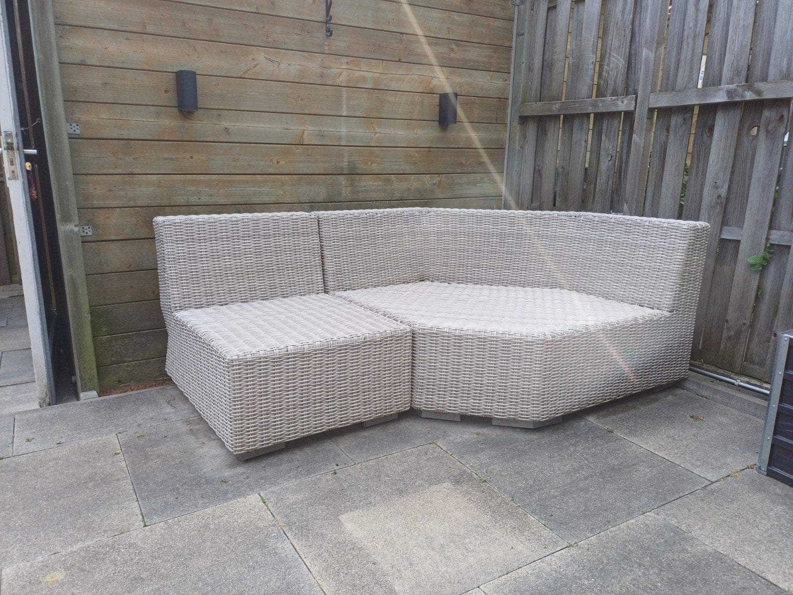 2 delige hoektuinbank, Tuin en Terras, Tuinsets en Loungesets, Ophalen