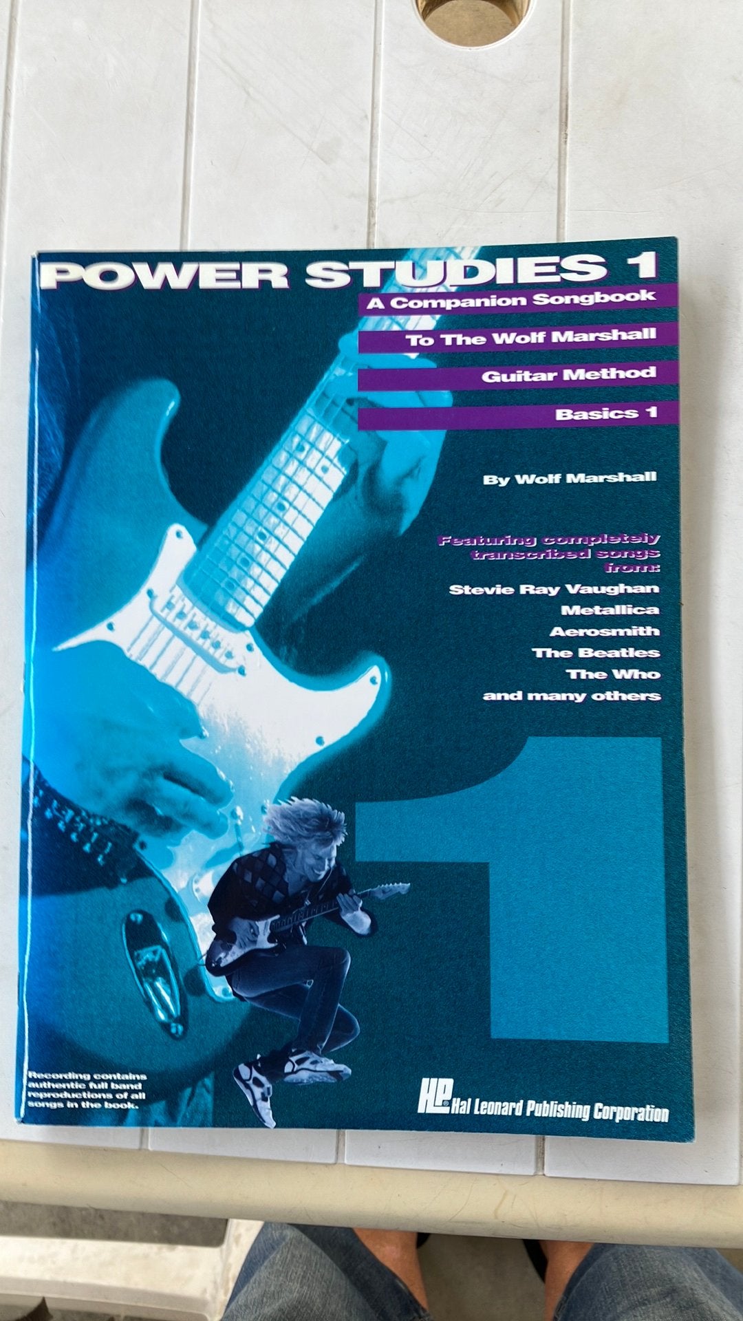 Power Studies 1 Gitaar Methode Boek + CD - Wolf Marshall, Gitaar, Les of Cursus, Ophalen of Verzenden, Zo goed als nieuw