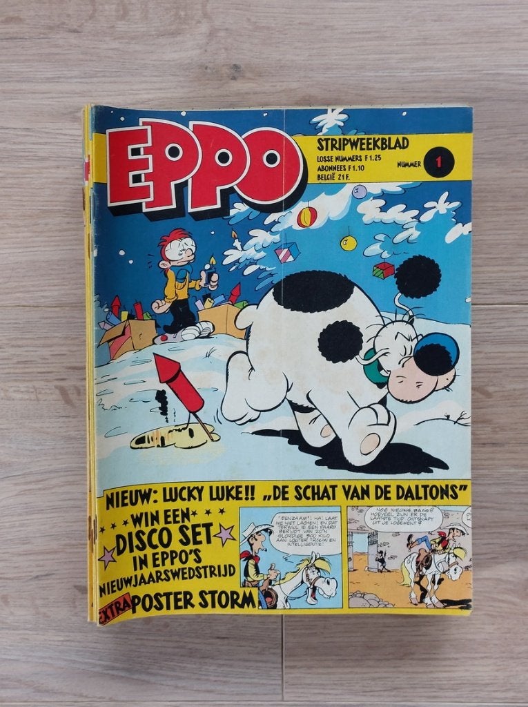 Eppo Jaargang 1980 (incompleet), Meerdere stripboeken, Ophalen of Verzenden, Gelezen