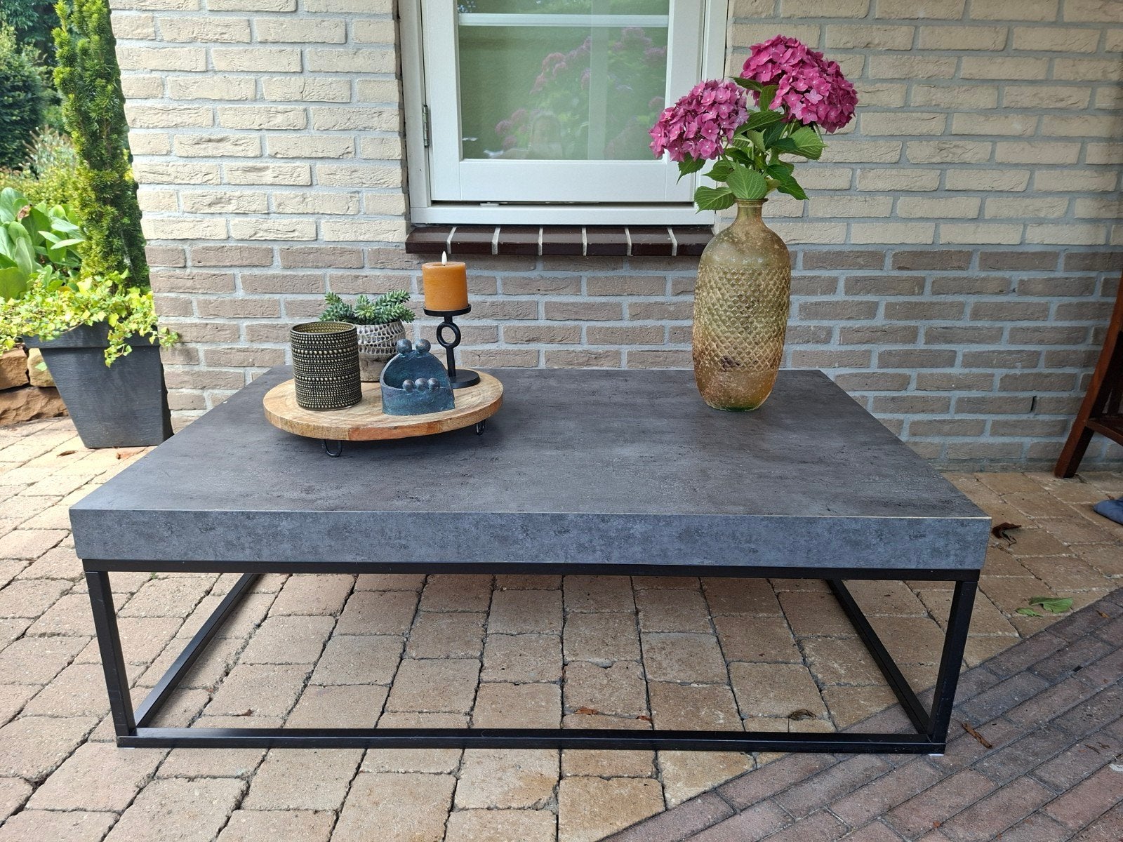 Prachtige salontafel, Ophalen, 100 tot 150 cm, 50 tot 100 cm, Zo goed als nieuw