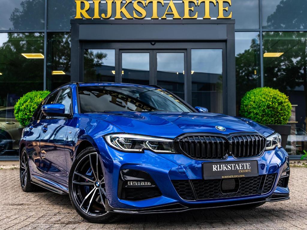 BMW 3-serie Touring 330e High Executive|PANO|H&K|360|HEAD-UP, 1998 cc, Gebruikt, 4 cilinders, Blauw