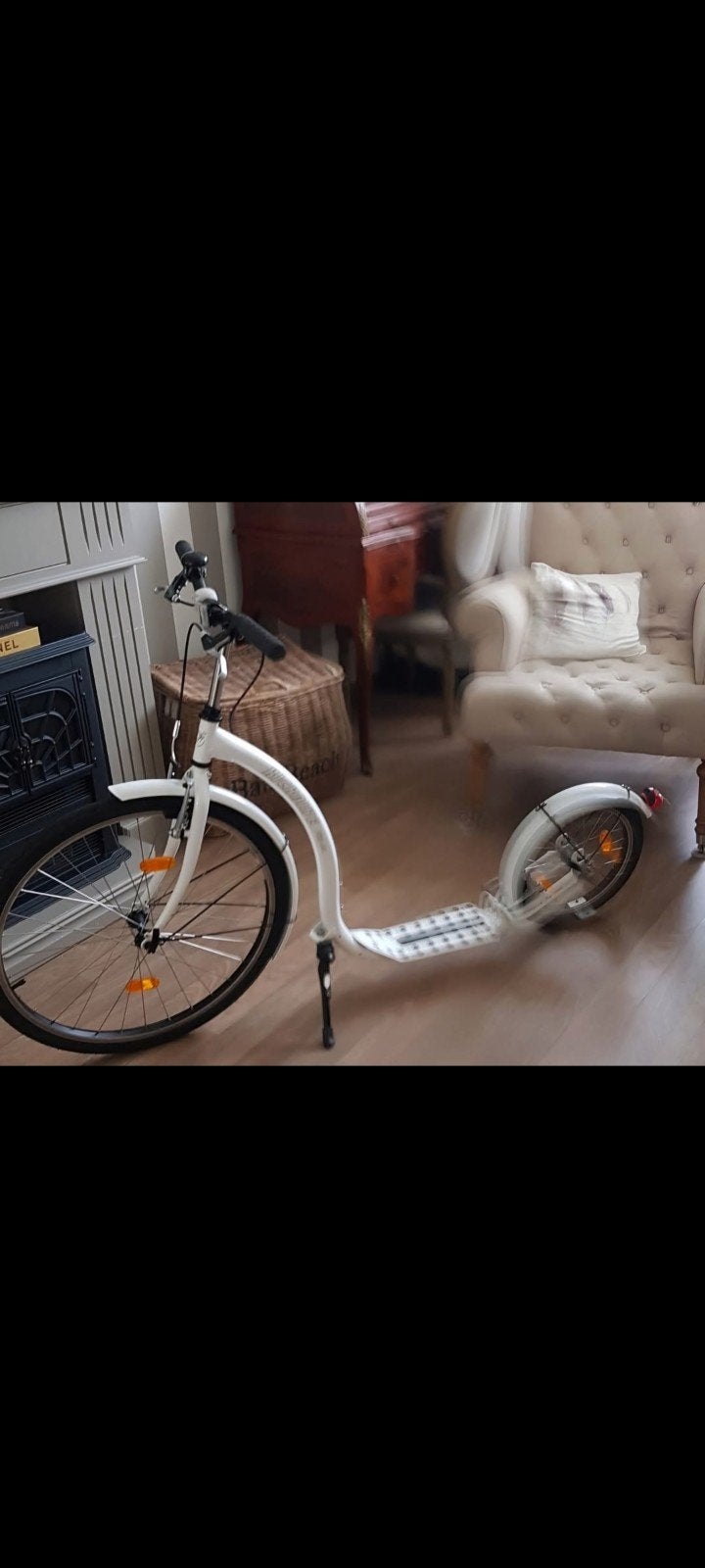 Witte Kickbike step - Zo goed als nieuw, Ophalen of Verzenden, Zo goed als nieuw, Kickbike, Kickbike