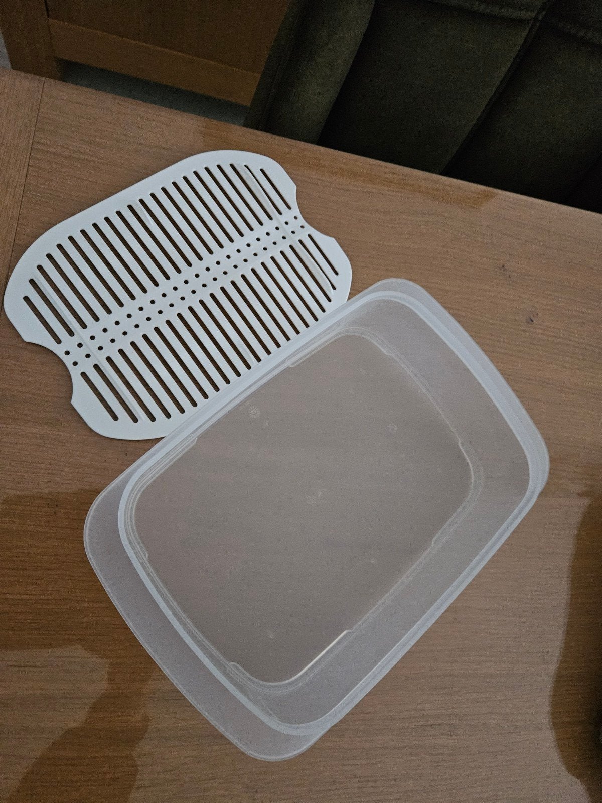 Tupperware vleeswarendoos wit Nieuw, Ophalen of Verzenden, Zo goed als nieuw, Wit, Overige typen