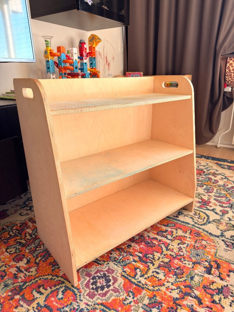 2 x toy storage shelf / speelgoedkast (73x35x70), Ophalen, Gebruikt