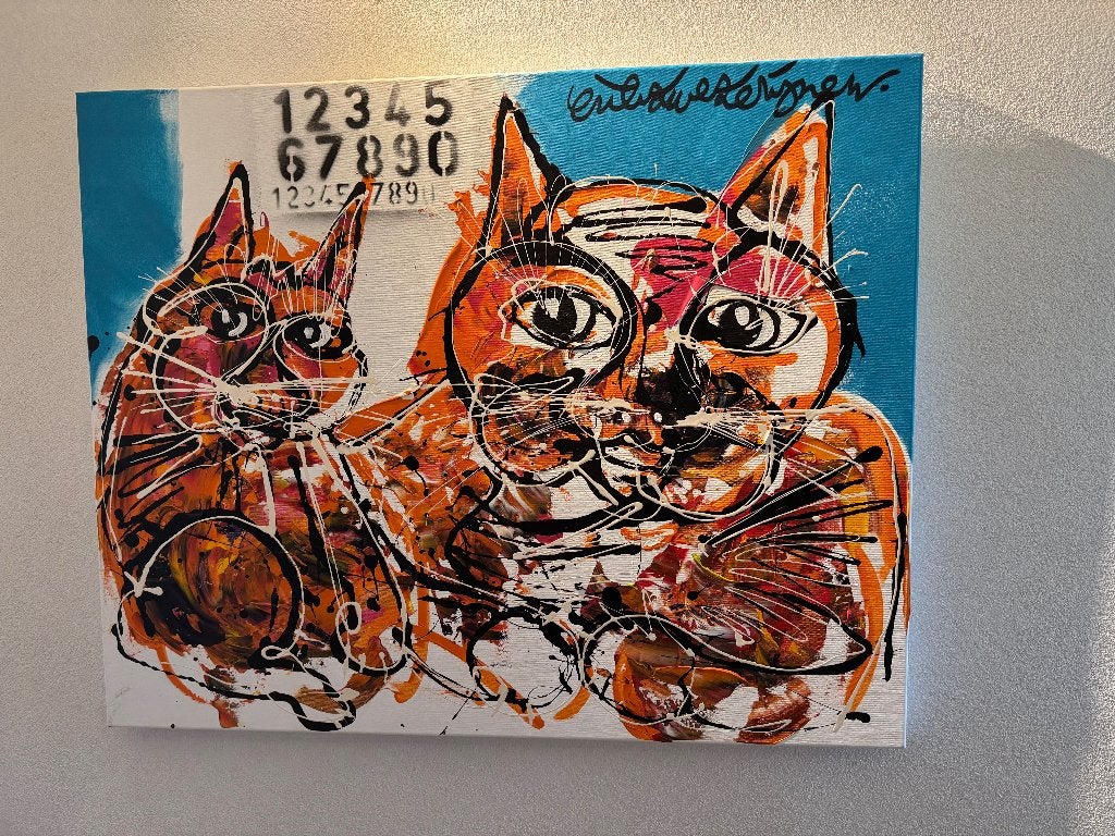 Te koop: mooi goed onderhouden schilderij Erik Zwezerijenen, Ophalen