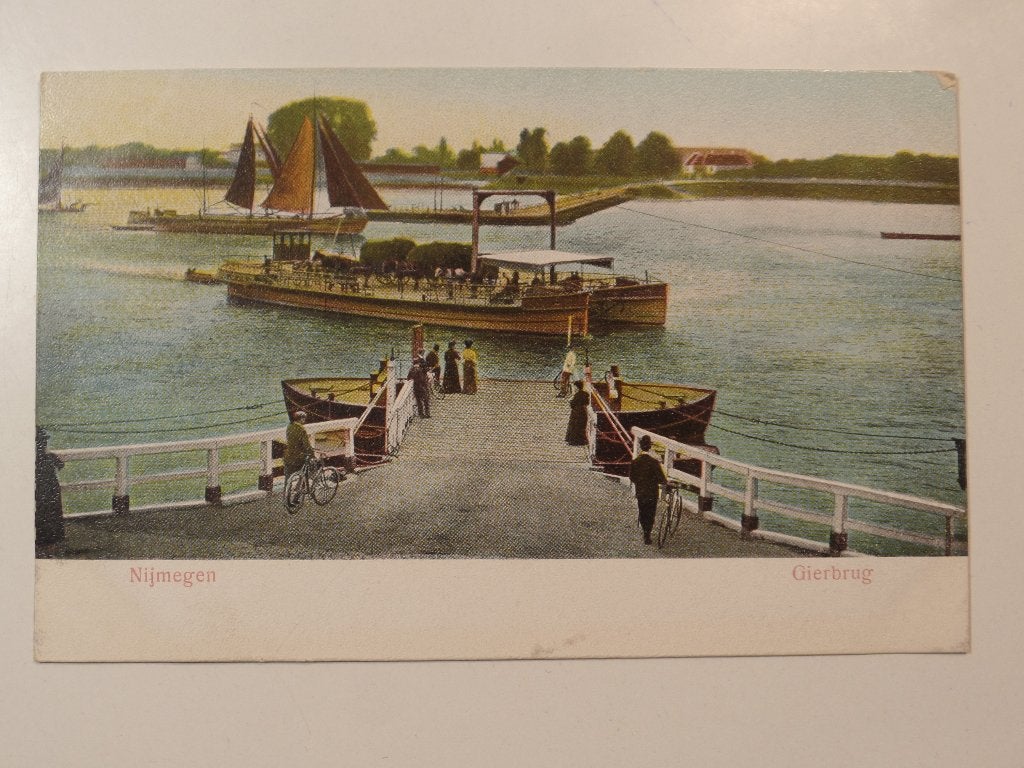 Nijmegen veerpond, Verzenden, Voor 1920, Ongelopen, Gelderland