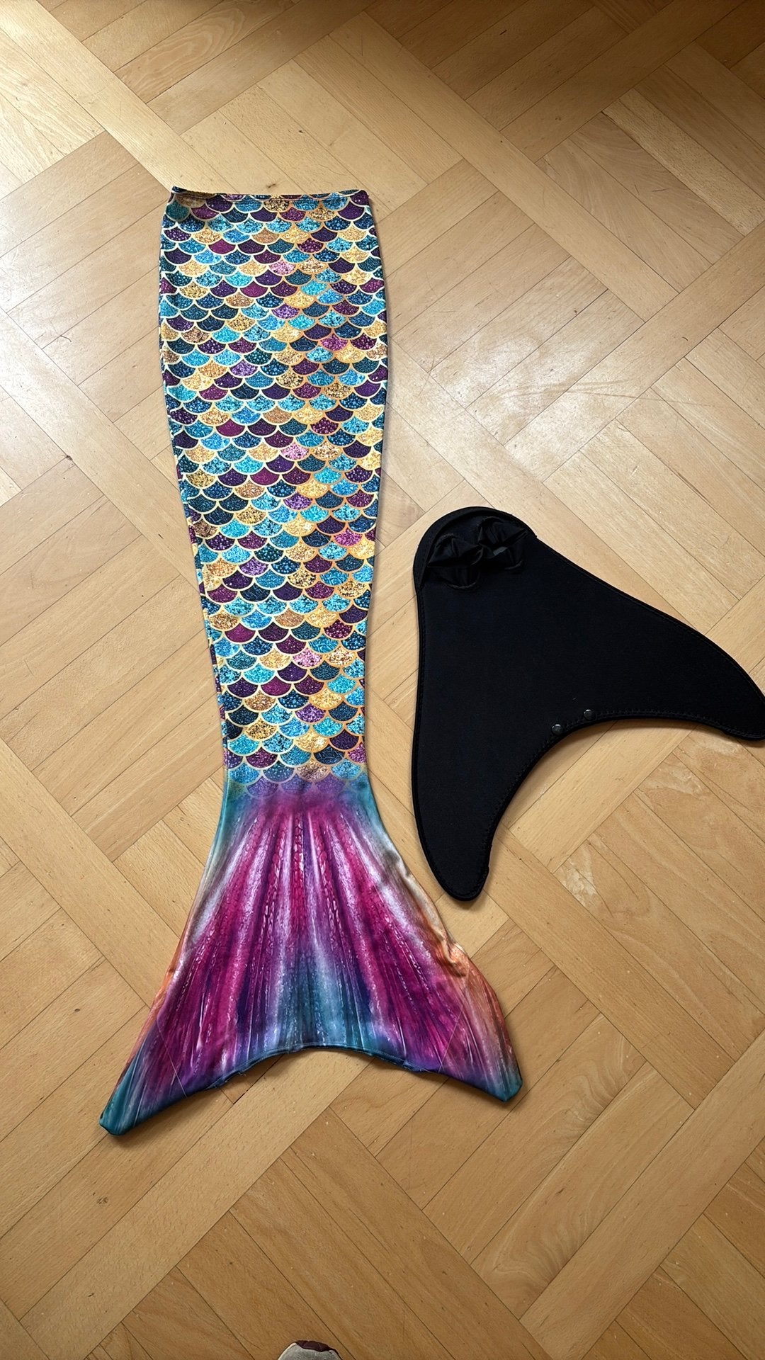 Mernaid tails zeemeermin staart maat 10, Ophalen, Zo goed als nieuw, Meisje, Zwem-accessoire