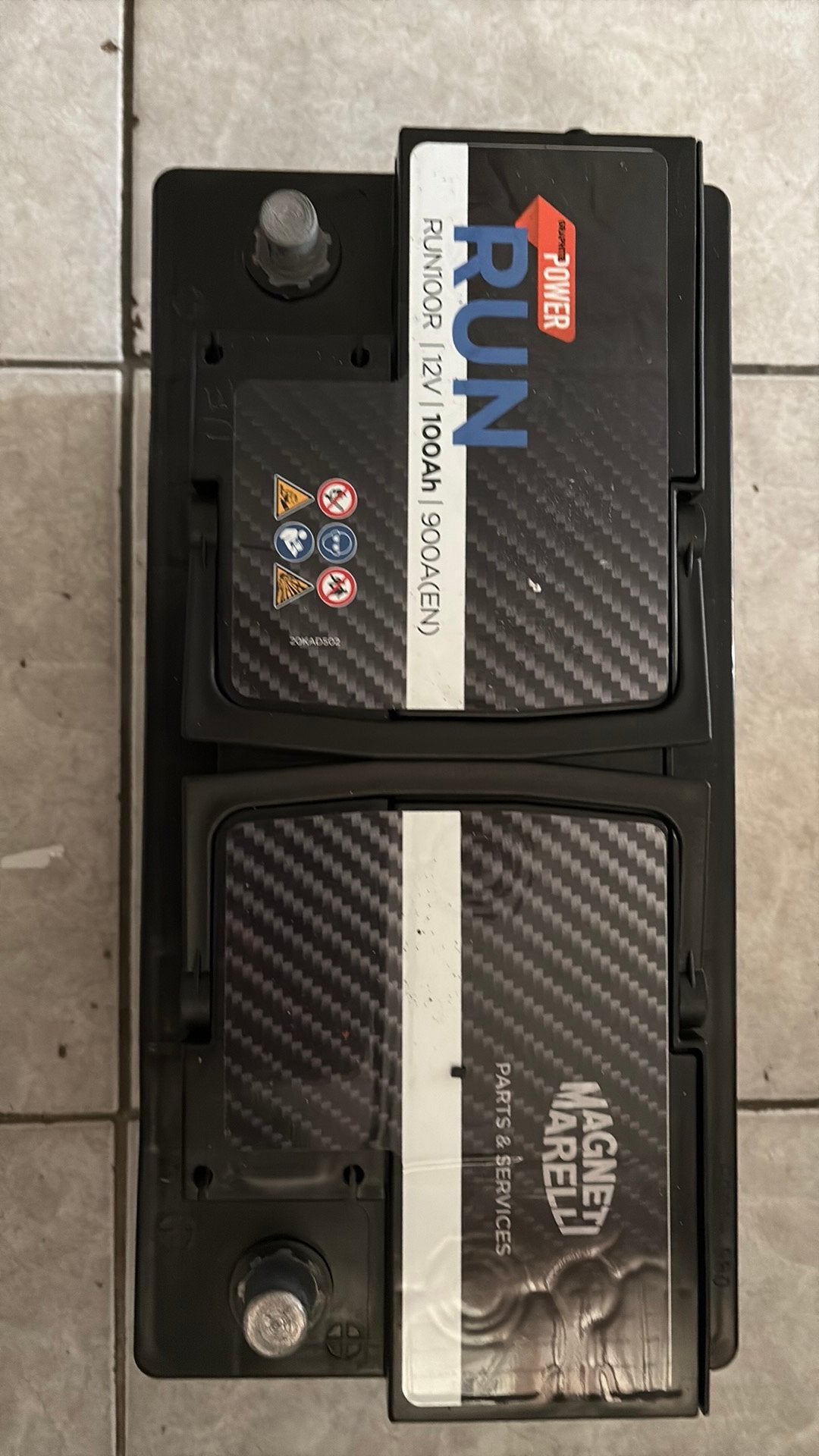 Accu 12 V 100ah  900(en), Ophalen, Zo goed als nieuw