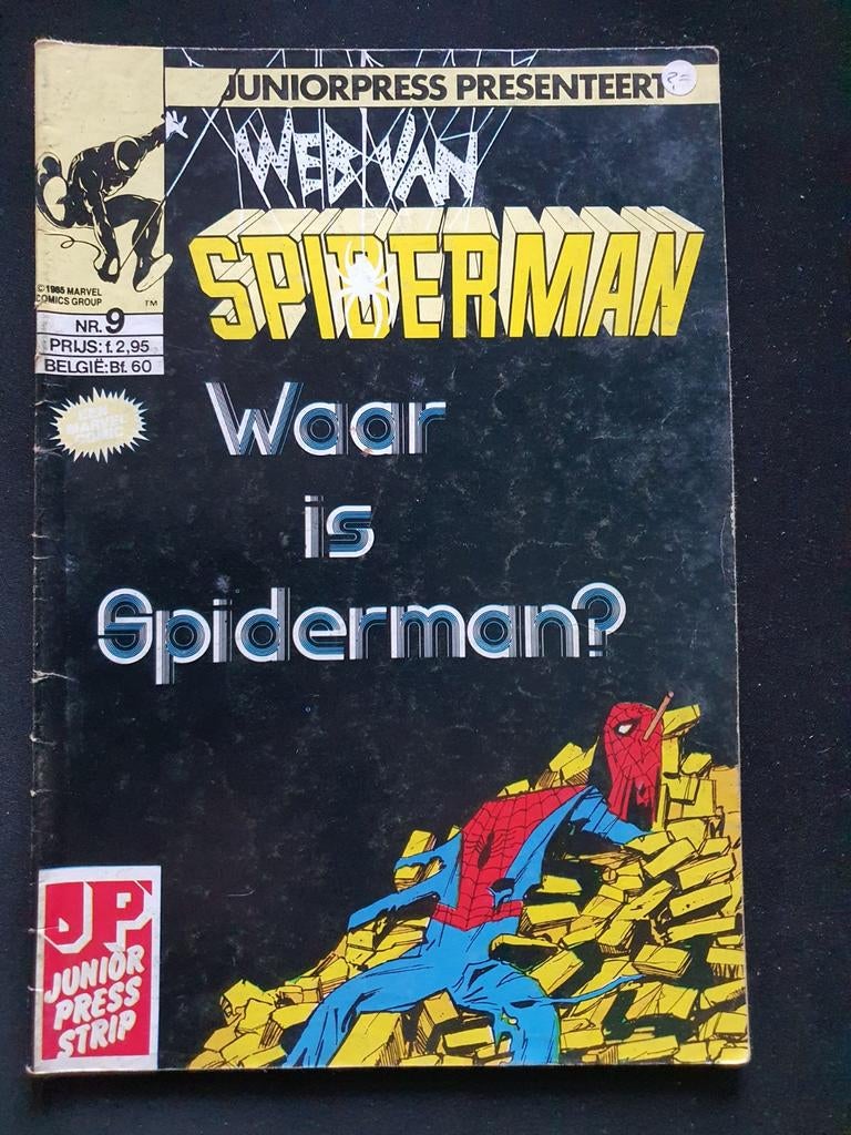 Web van Spiderman nr. 9, Boeken, Strips | Comics, Eén comic, Ophalen of Verzenden, Zo goed als nieuw, Europa