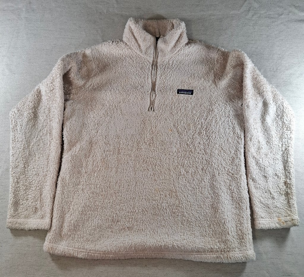 Patagonia fleece met kwart rits – Crème, maat XL, Verzenden, Beige, Maat 56/58 (XL), Patagonia