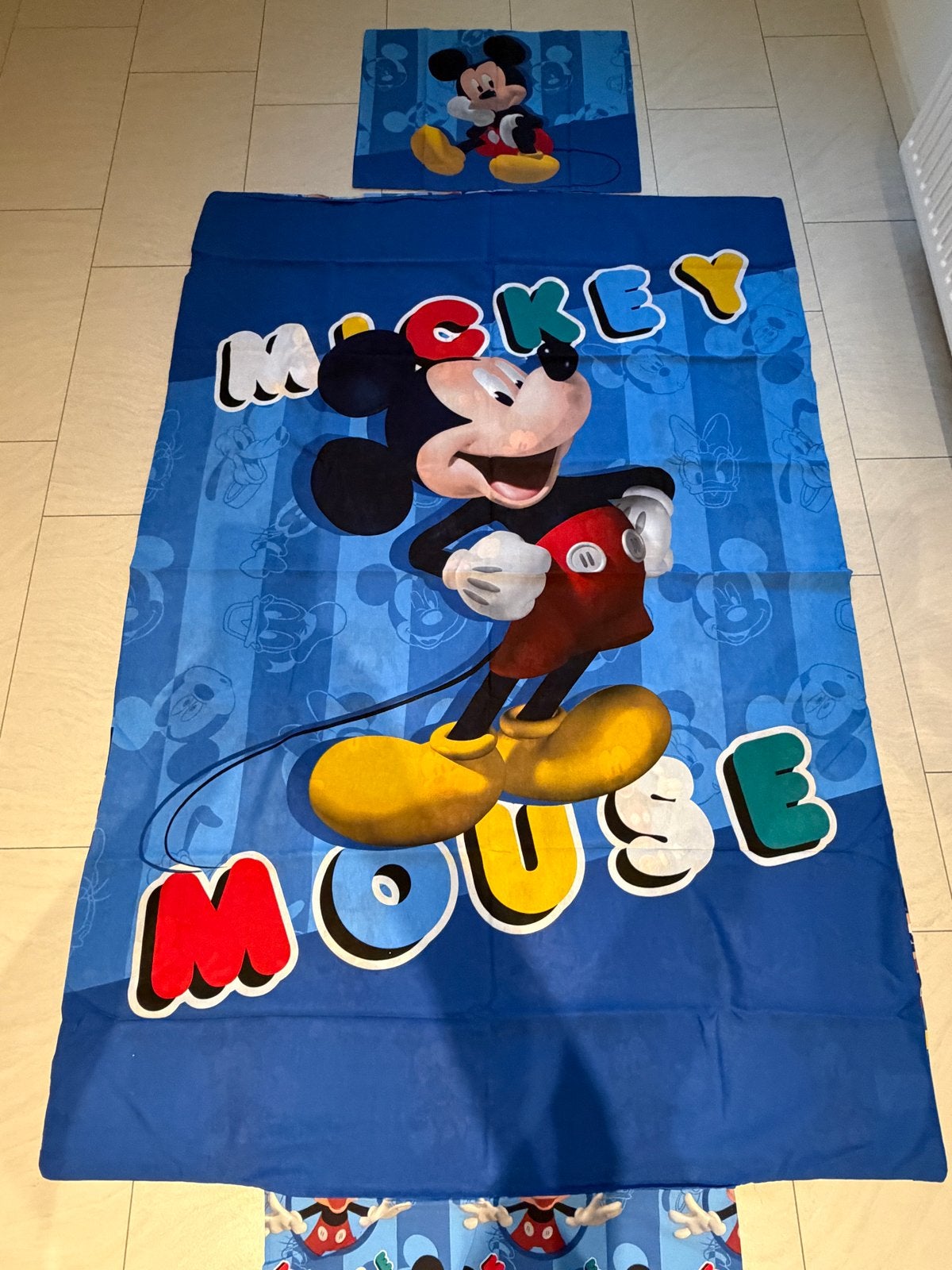Mickey Mouse Dekbedovertrek - 140x200 cm, Overige merken, Nieuw, Ophalen of Verzenden, Jongetje of Meisje