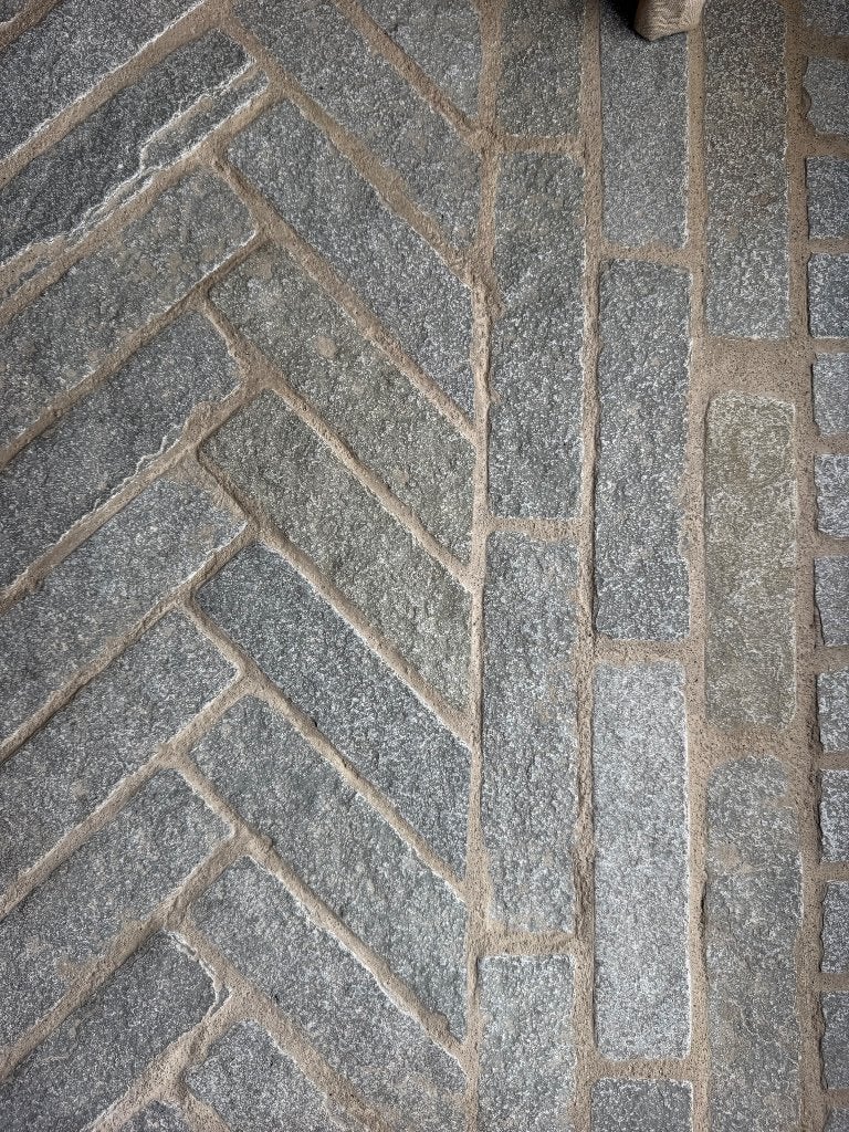 Tegelklinker castle stone grey (soort raw-stone), Ophalen, Overige typen, Nieuw, Natuursteen