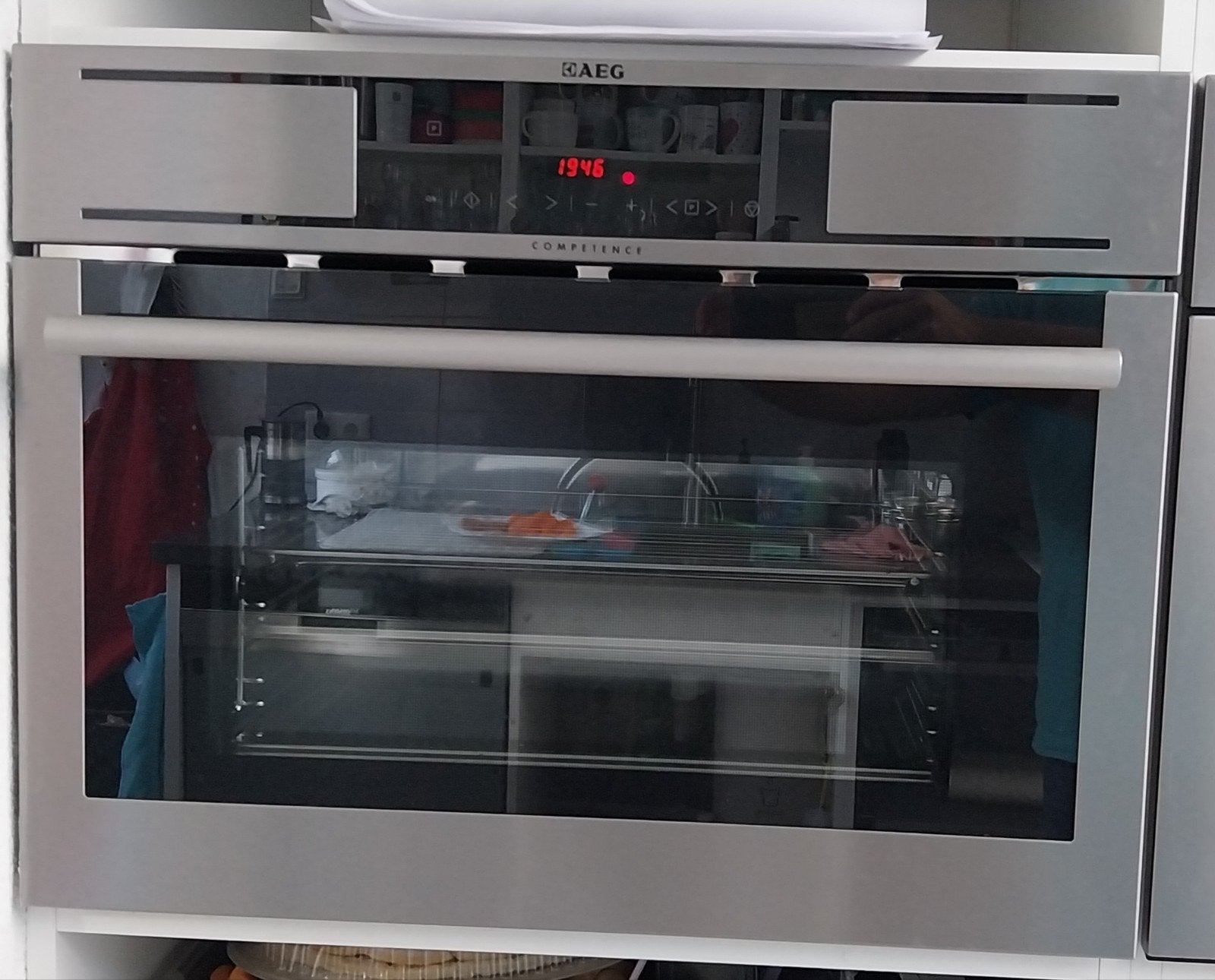 Nieuwe AEG Stoomoven - Krasvrij en Ongebruikt, Witgoed en Apparatuur, Ophalen, 45 tot 50 cm, AEG, Inbouw