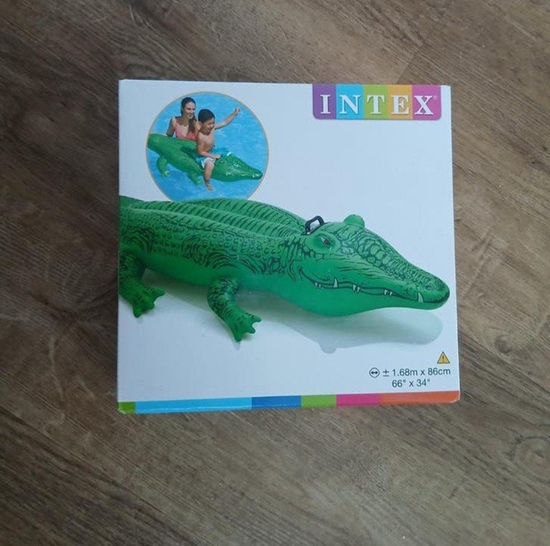 Nieuwe opblaasbare krokodil - Meerdere beschikbaar!, Ophalen of Verzenden, Nieuw