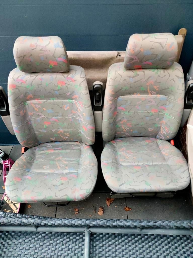 Twee autostoelen met hoofdsteunen Transporter T4, Auto-onderdelen, Interieur en Bekleding, Ophalen of Verzenden