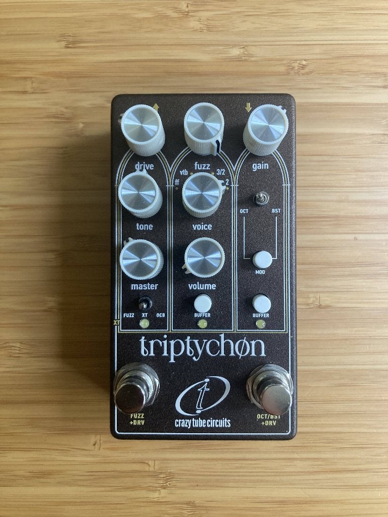 Crazy Tube Circuits Triptychon, Muziek en Instrumenten, Effecten, Ophalen of Verzenden, Zo goed als nieuw, Distortion, Overdrive of Fuzz
