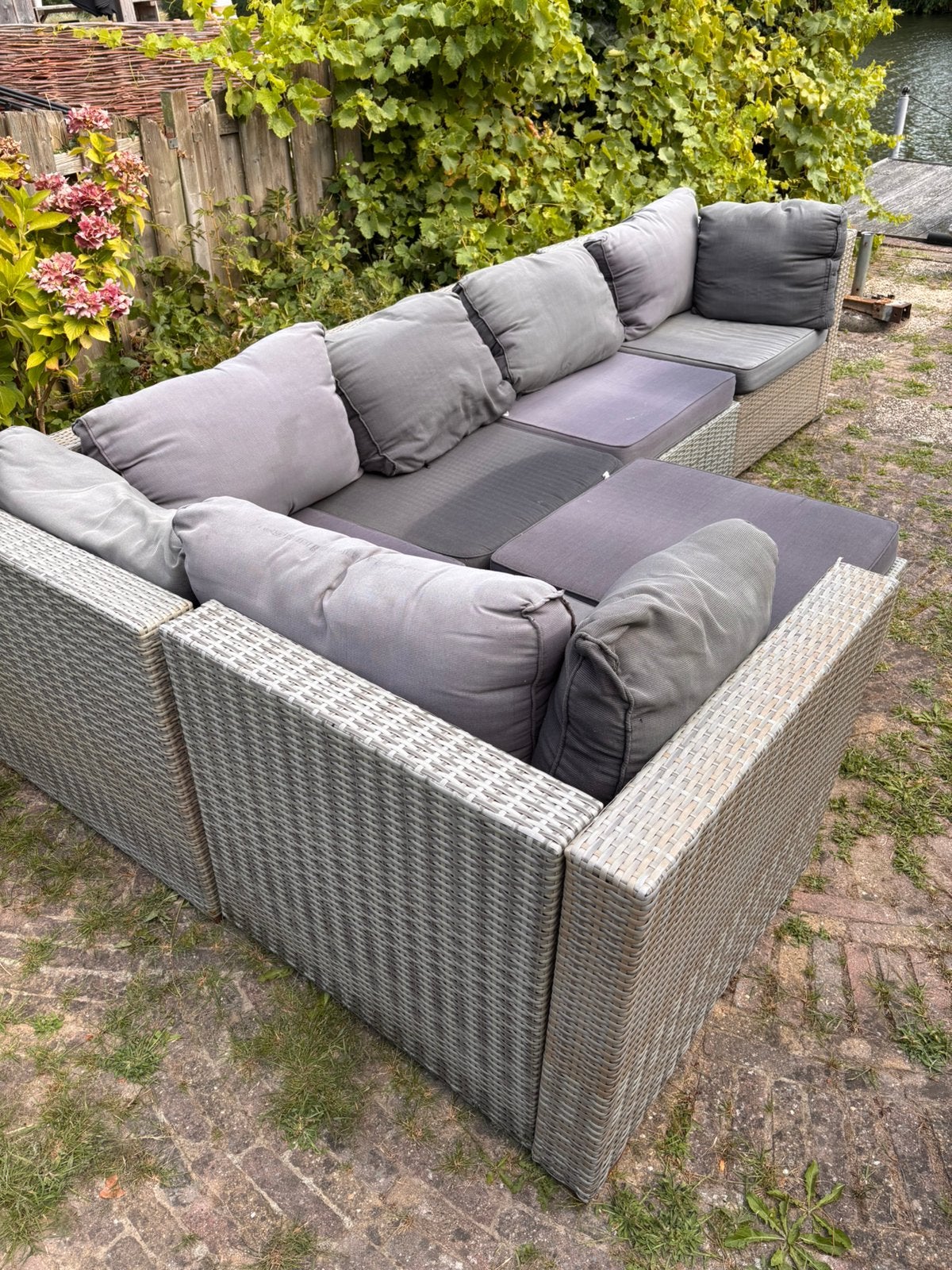 Loungeset, Tuin en Terras, Kunststof, Gebruikt, Ophalen of Verzenden, Loungeset