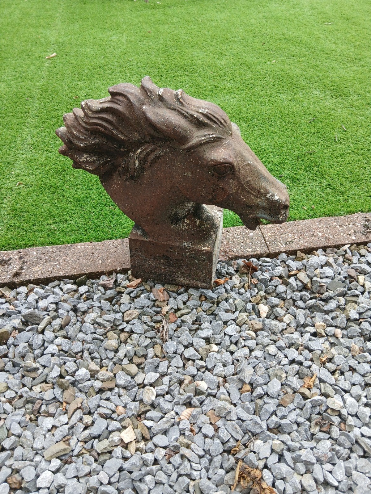 Gietijzeren  paardenhoofden, Ophalen of Verzenden