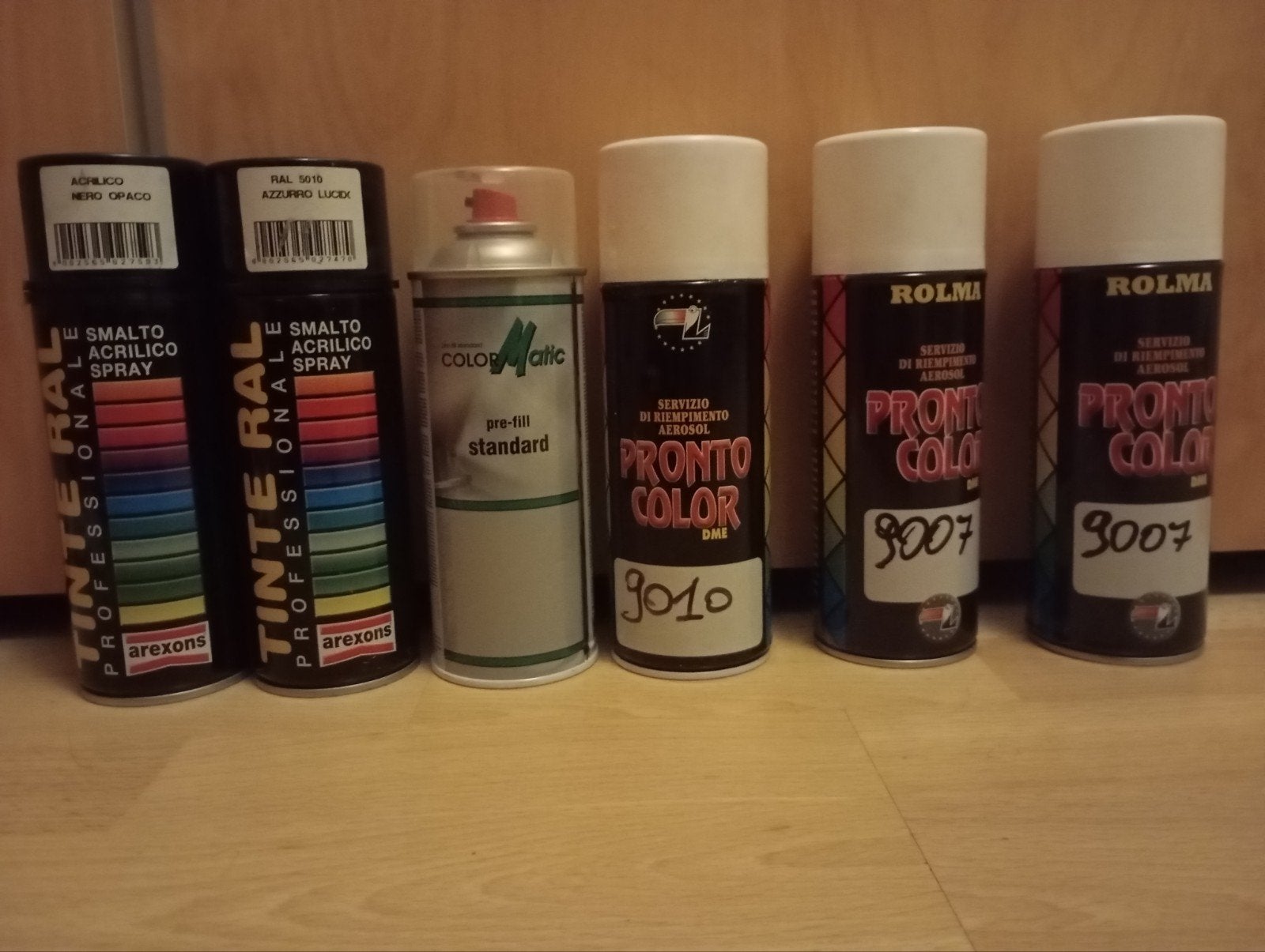 Canned spray paint, Ophalen