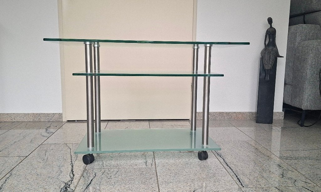 tv-meubel met zwenkwieltjes, Huis en Inrichting, Kasten | Televisiemeubels, Ophalen, 50 tot 100 cm, Minder dan 100 cm, 25 tot 50 cm