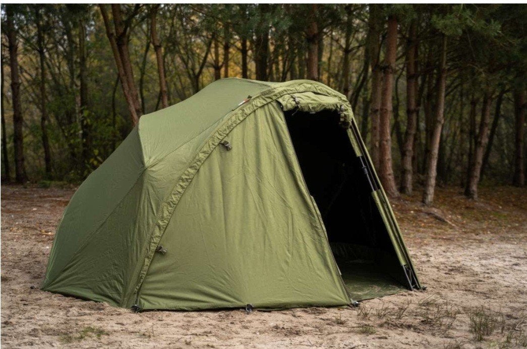 RCG Oval 60″ – Olijfgroen Raptor Brolly - Zo goed als nieuw, Ophalen of Verzenden, Zo goed als nieuw, Overige typen