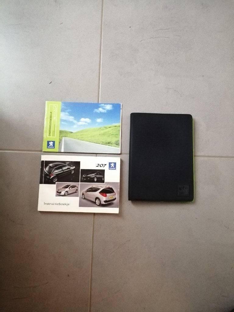 Compleet mapje boekjes PEUGEOT 207    2006/2012, Auto diversen, Handleidingen en Instructieboekjes, Ophalen of Verzenden