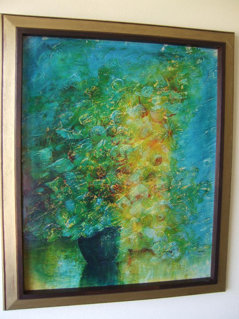 schilderij van kunstschilder P.J. Lucas gedateerd 1967, Antiek en Kunst, Ophalen