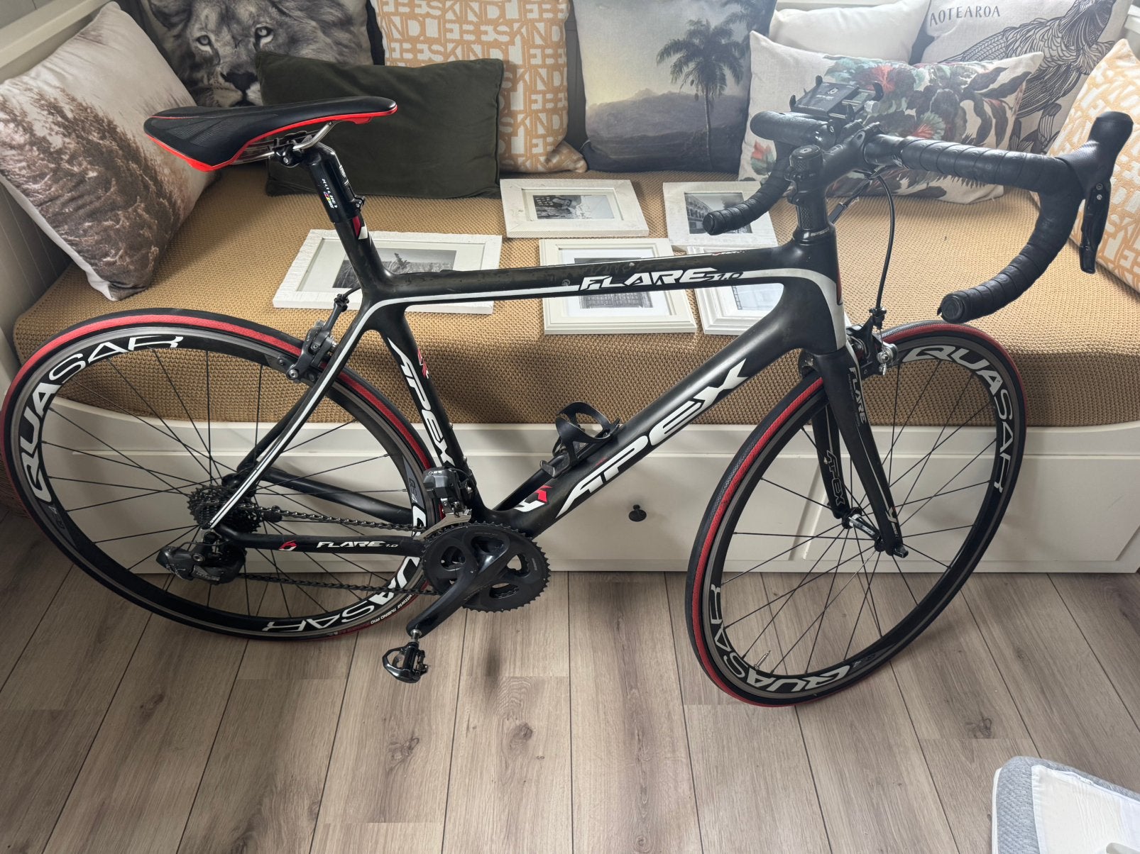 APEX FLARE 1.0 met SHIMANO ULTEGRA Di2, Gebruikt, Carbon, Velgrem, Meer dan 20 versnellingen