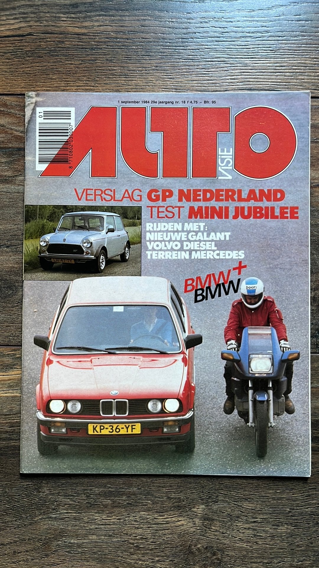 AutoVisie Mercedes G-klasse, BMW 323i E30, Mitsubishi Galant, Ophalen of Verzenden, Gelezen, Algemeen