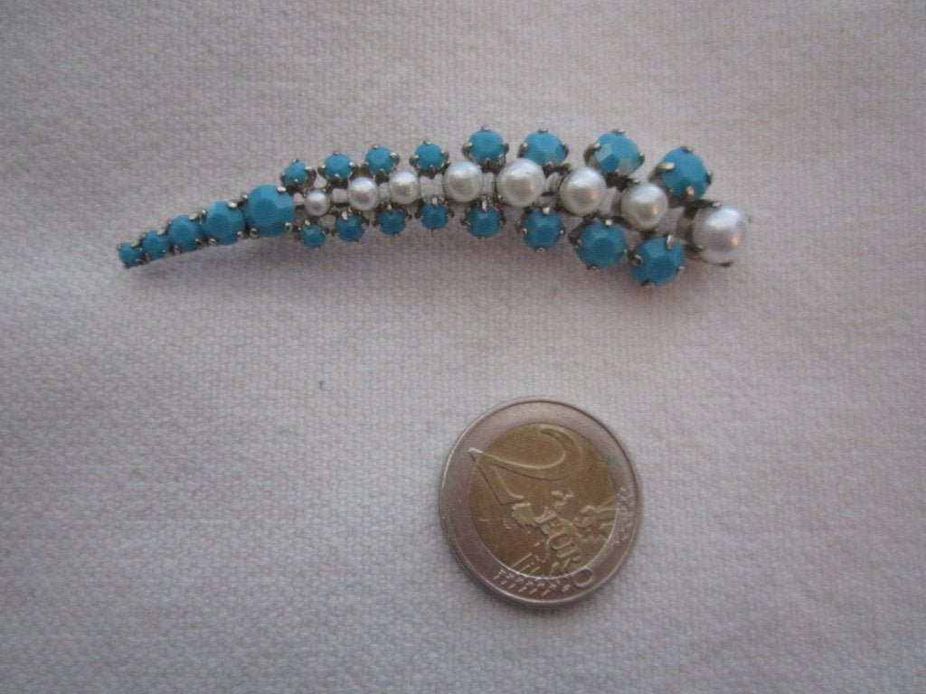 9.  Mooie oude broche, Ophalen, Overige materialen, Broche