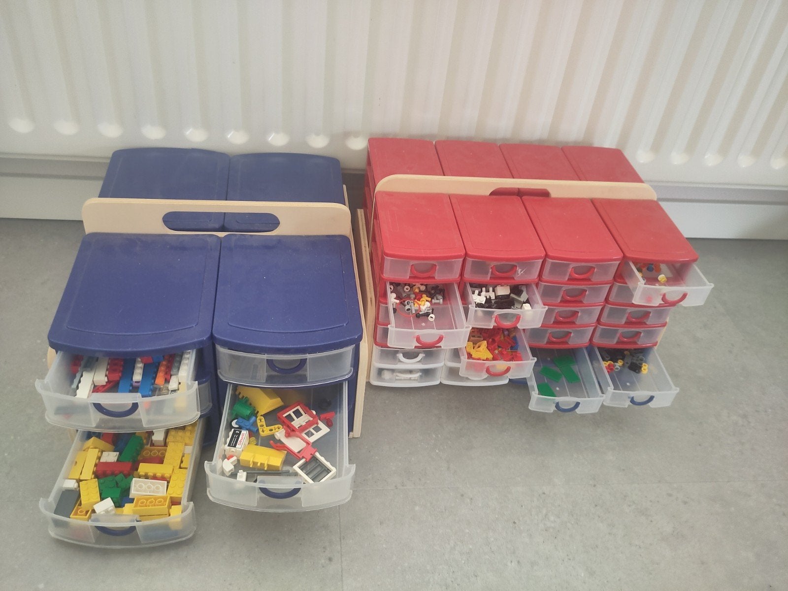 LEGO opbergkastjes, Ophalen, Gebruikt