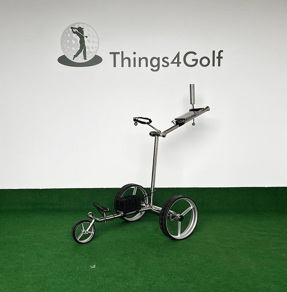 Elektrische Golftrolley Things4Golf GT4 - afstandsbediening, Overige merken, Nieuw, Ophalen of Verzenden, Industrieweg 5n Kampen
