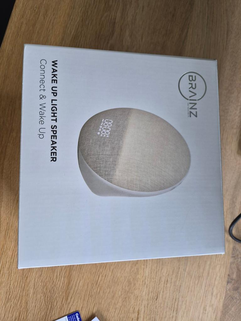 BRAINZ Wake Up Light Speaker - Niet gebruikt, Ophalen of Verzenden, Nieuw