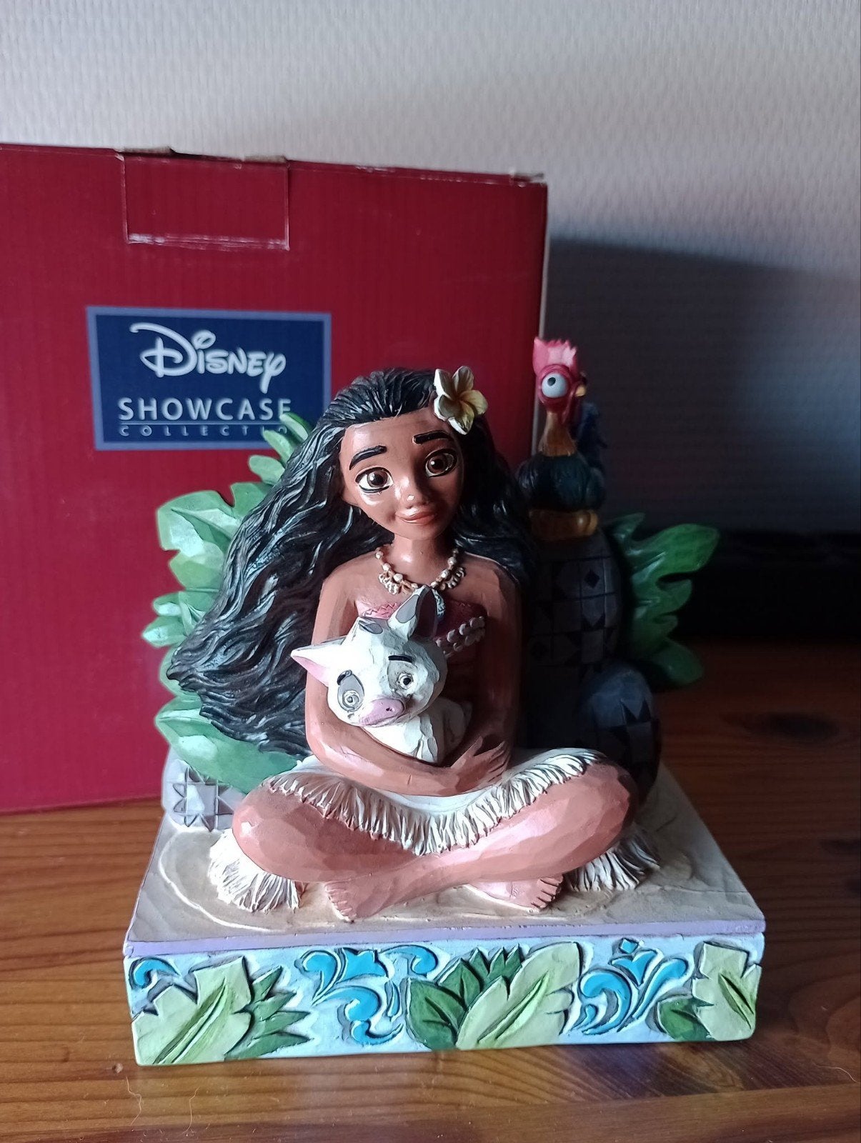 Disney Traditions beeld Vaiana Pua (Jim Shore, Enesco, Moana, Verzenden, Overige figuren, Zo goed als nieuw, Beeldje of Figuurtje