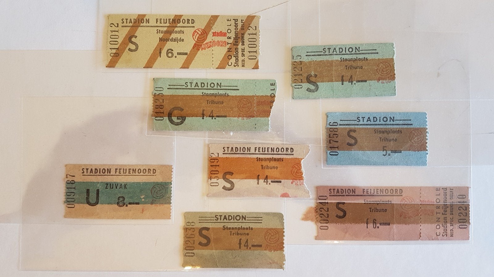 Gezocht: oude Feyenoord kaartjes tickets, Ophalen of Verzenden