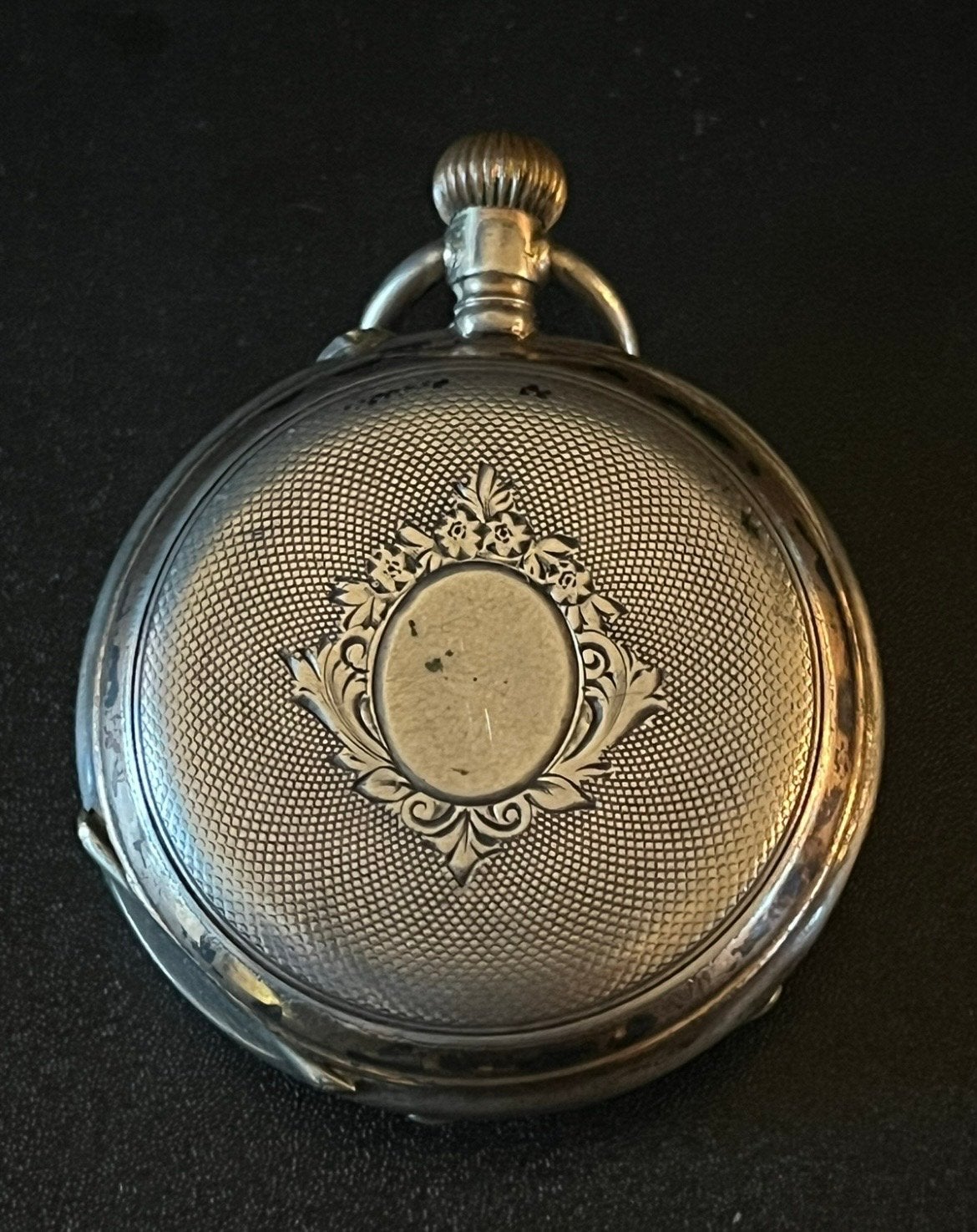 Antiek Zilveren Zakhorloge - Remontoir Cylindre 8 Rubis, Ophalen of Verzenden