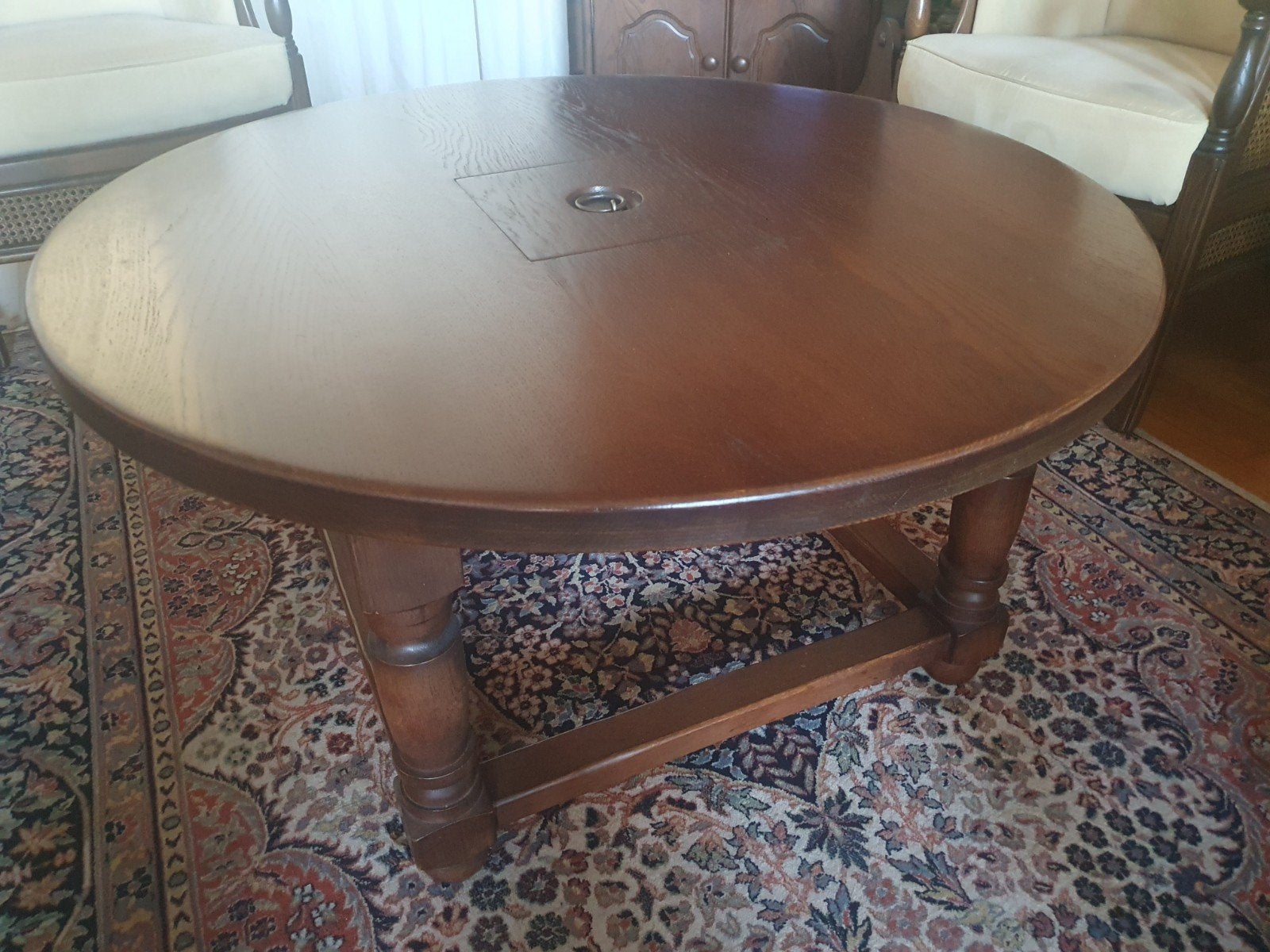 Nette salontafel. Massief eiken., Ophalen