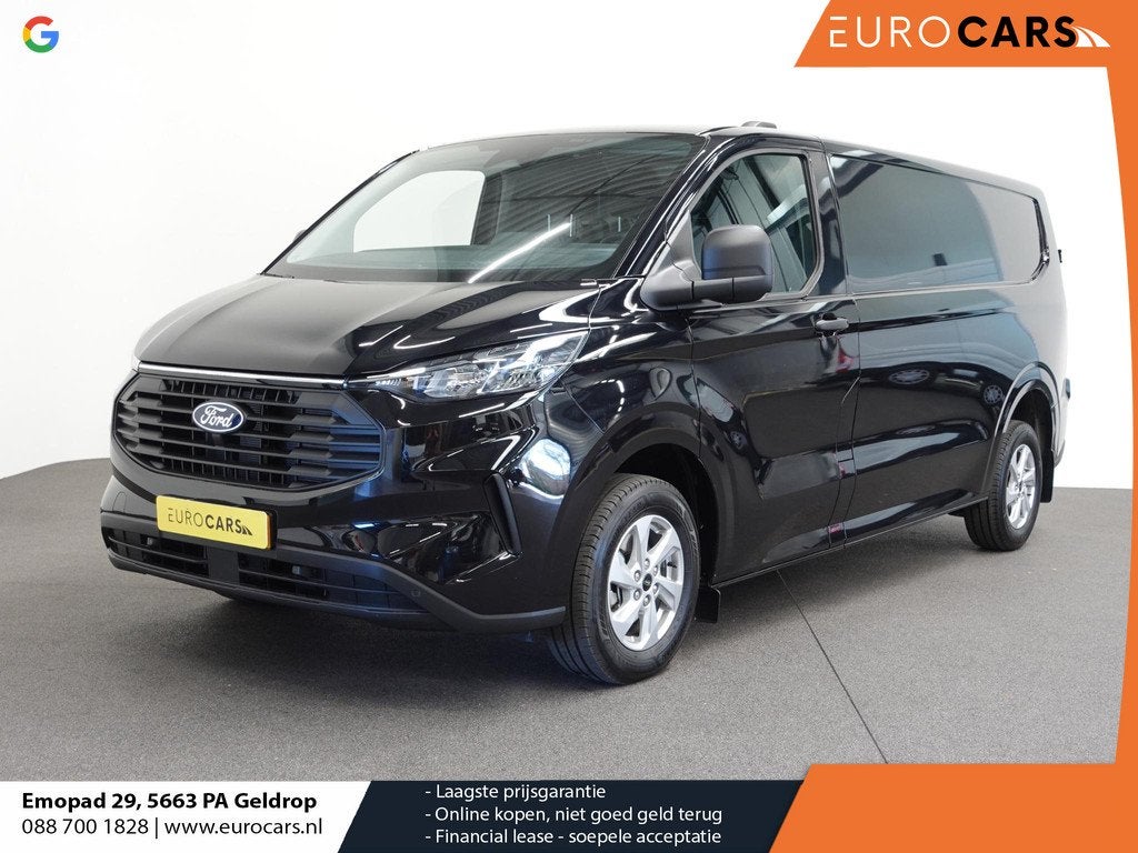 Ford Transit Custom 300 2.0 TDCI L2H1 Trend Nieuw Model Auto, Auto's, Bestelauto's, 4 cilinders, 2800 kg, Zwart, Origineel Nederlands