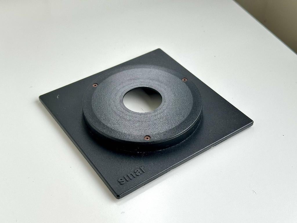 Originele Sinar Recessed (10mm) Lensboard - Copal 0 (34.6mm), Ophalen of Verzenden, Gebruikt, Spiegelreflex, Overige Merken