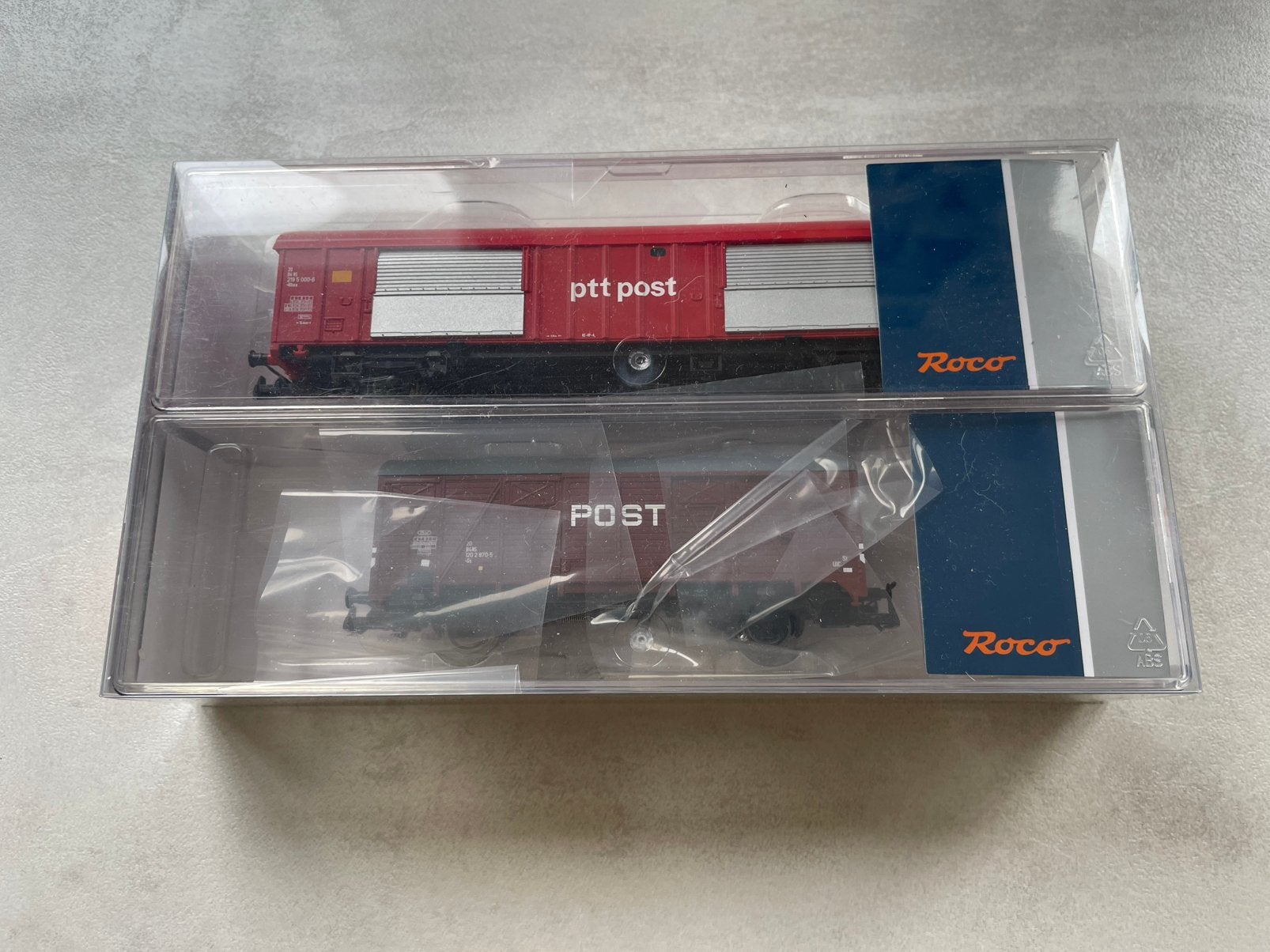 Roco 6600074 2 NS Postwagens h0, Gelijkstroom, Ophalen of Verzenden, NS, Roco